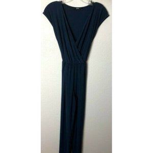 Find. Women's Wide Leg Tie Jumpsuit, Blue Navy, EU